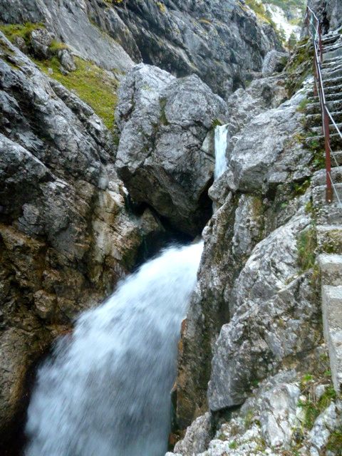 Waterfall and walkway