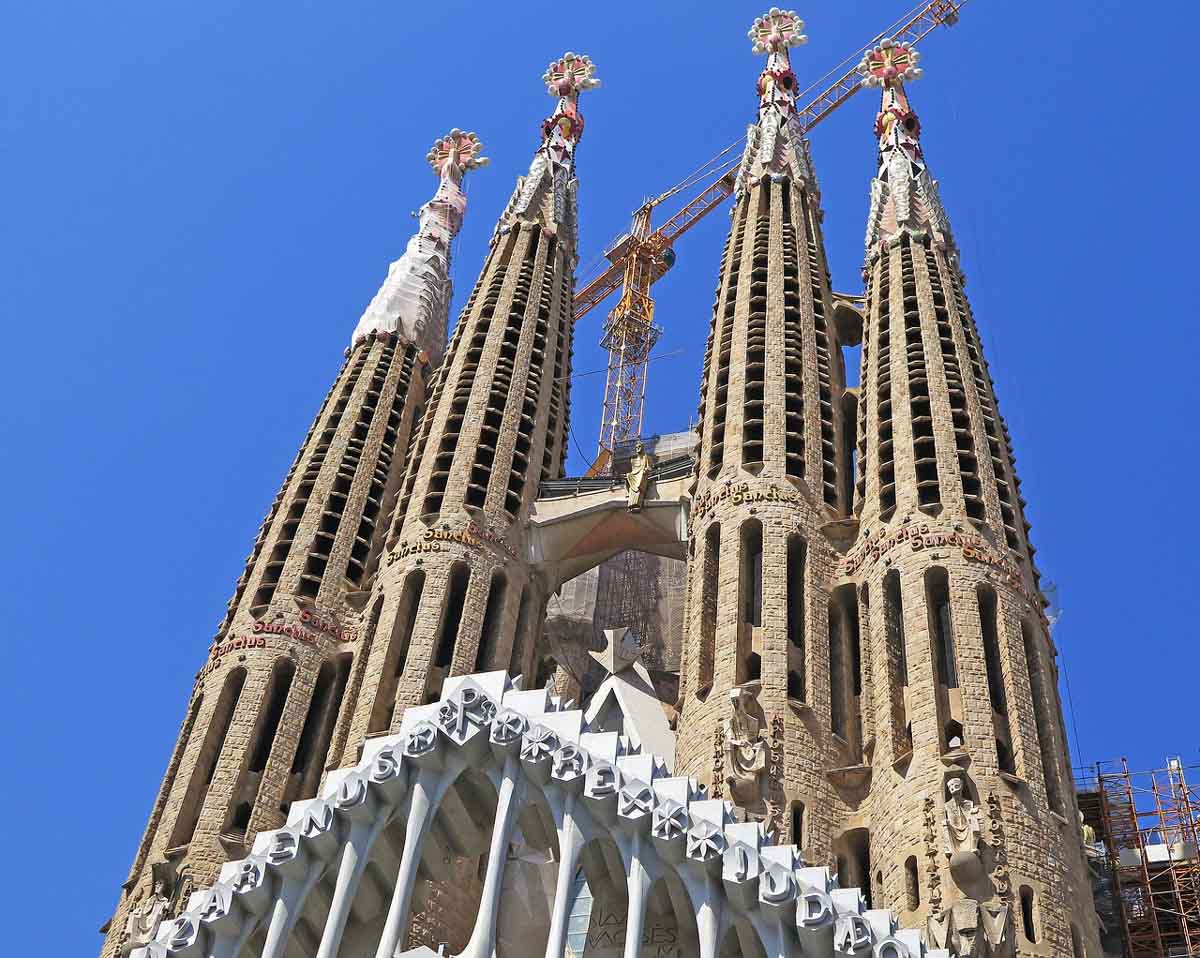 When visiting Barcelona you must visit Gaudi's Sagrada Famila, the most visited monument in Spain