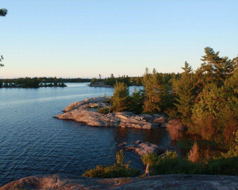 Georgian Bay Islands National Parks offers one of the best coastlines in Canada. You won't want to miss the sunsets here. 