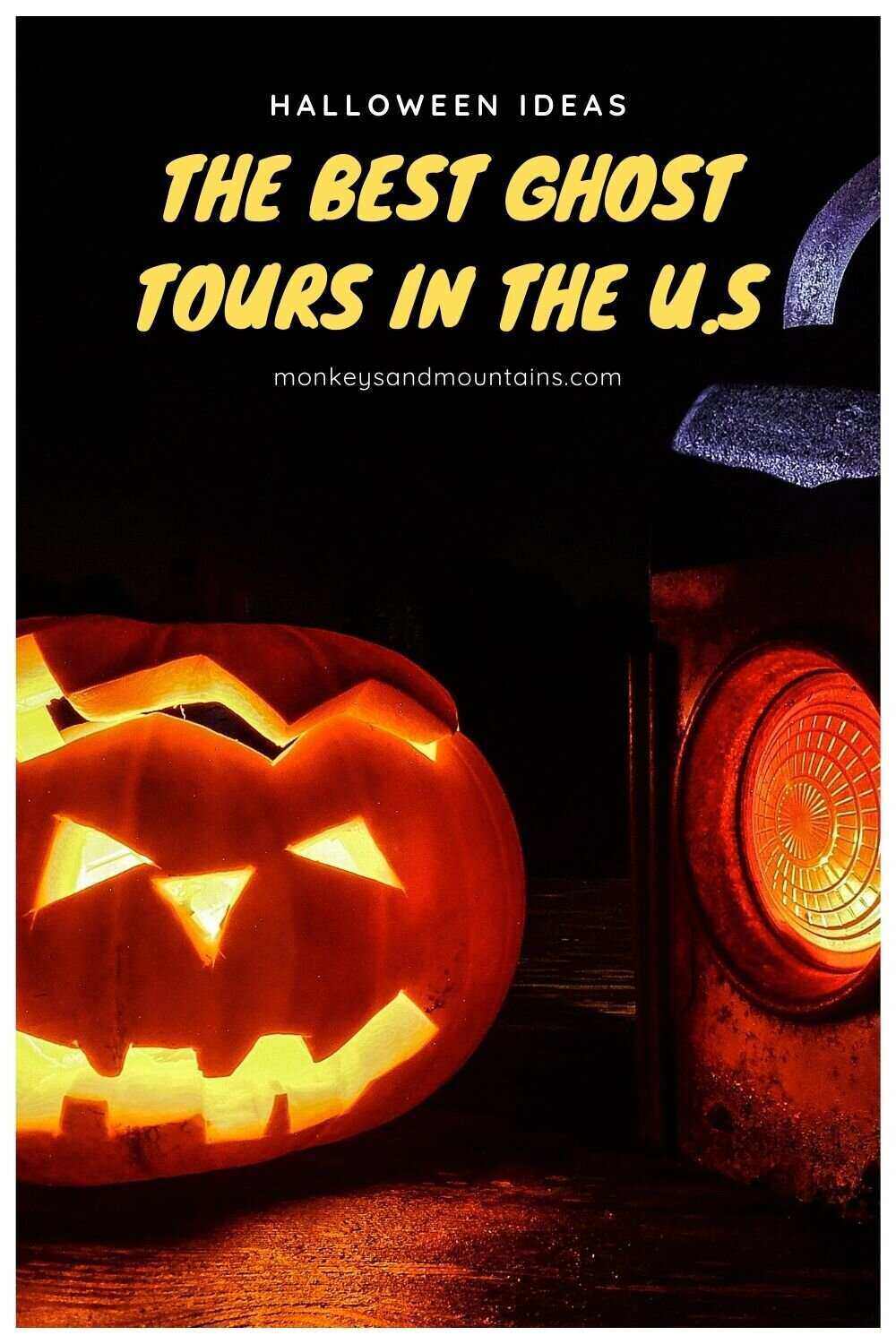 best ghost tours in the us pin