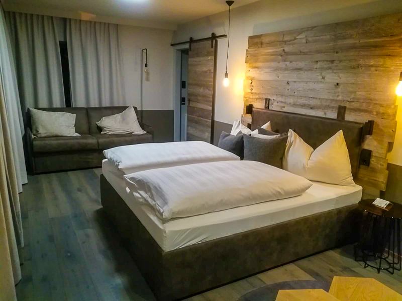 junior suite at the Berg-Leben Hotel in Grossarl, Austria