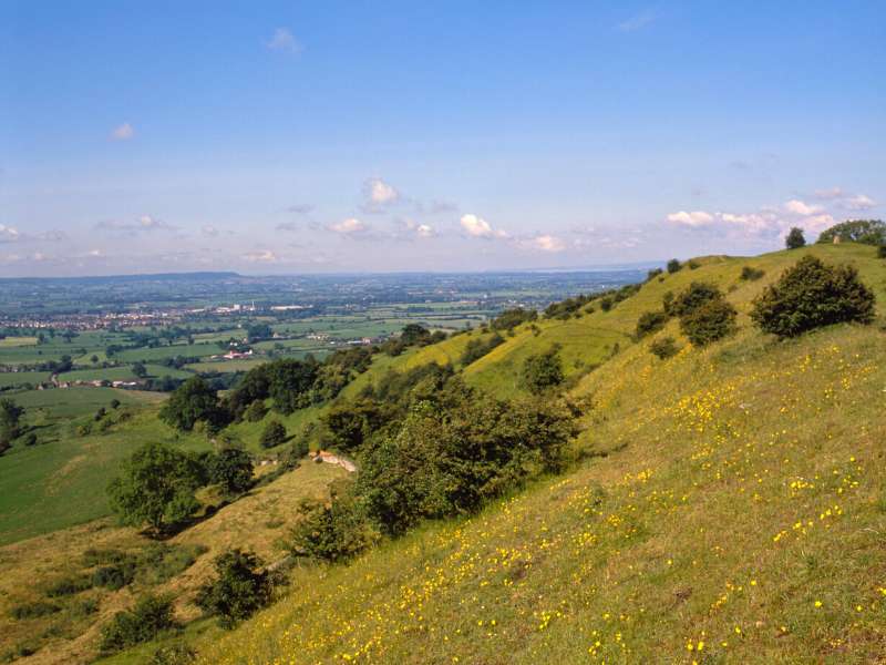 Haresfield Beacon, as seen from the Cotswold Way walk