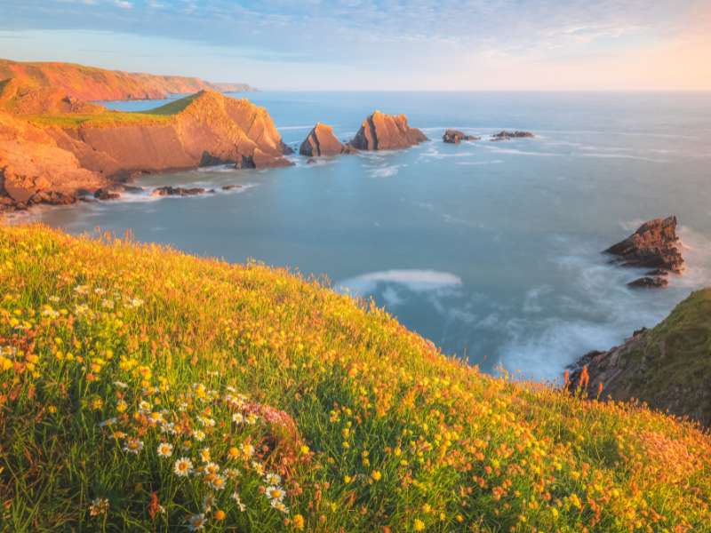 Hartland Quay, one of the walks in the South West Coast path.