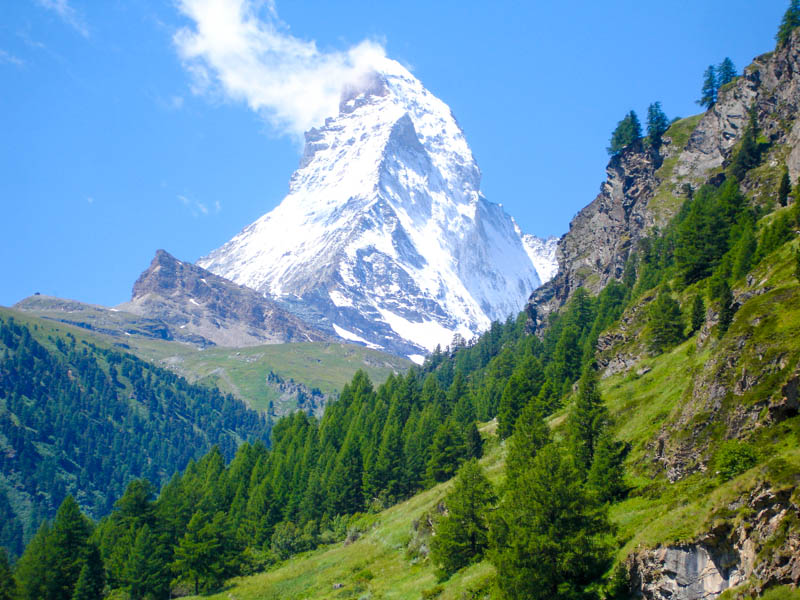 Hiking Near Matterhorn or Cervino