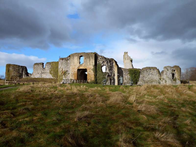 Hemsley Castle as seen from the Cleveland Way walk