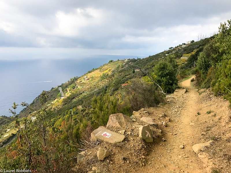 you get gorgeous sea views when hiking in Cinque Terre