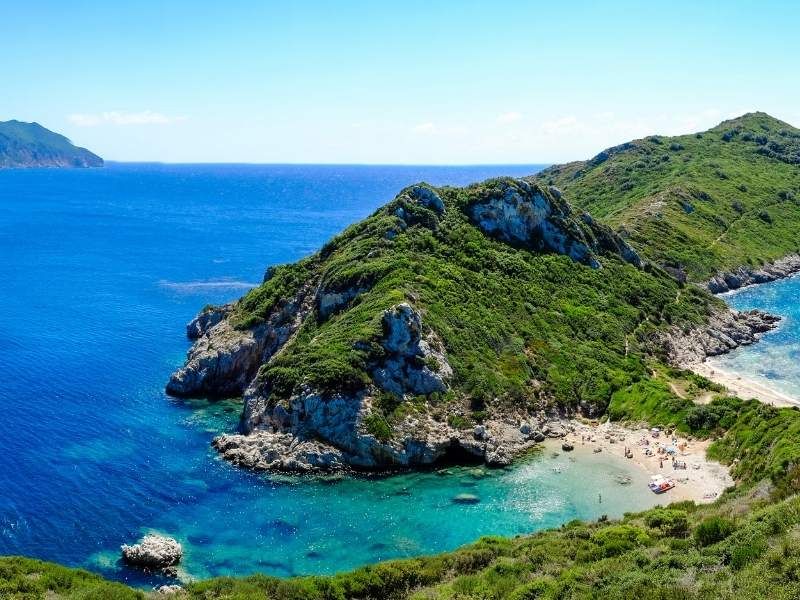 Corfu offers excellent hiking in Greece