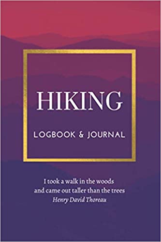 women's logbook for hiking