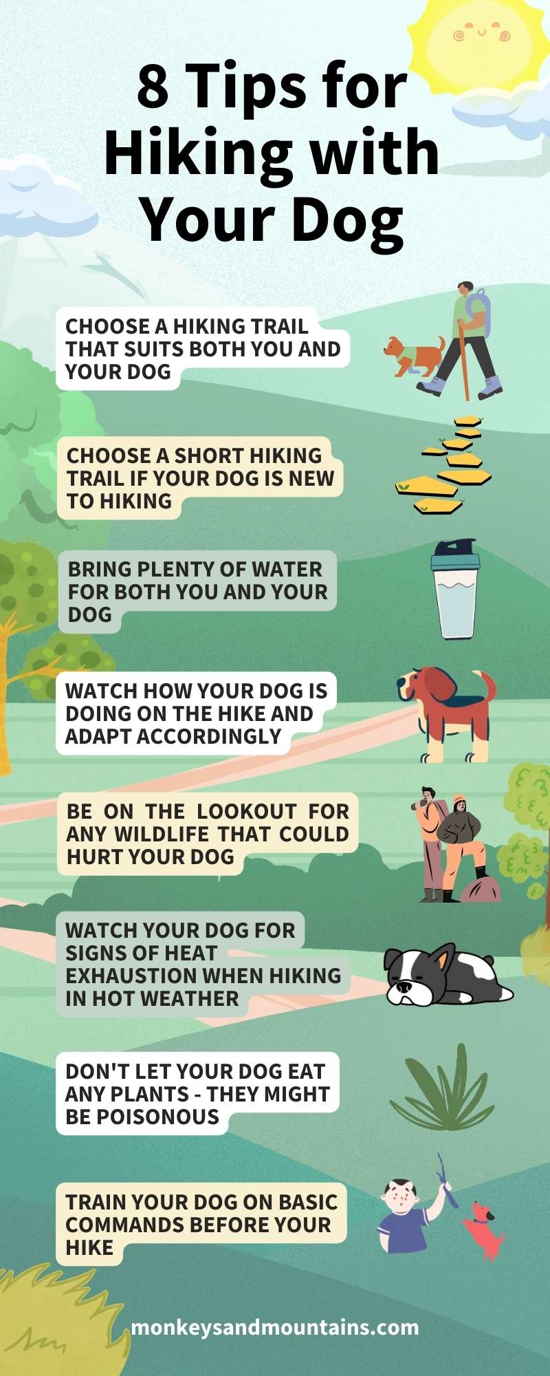 8 tips for hiking with your dog