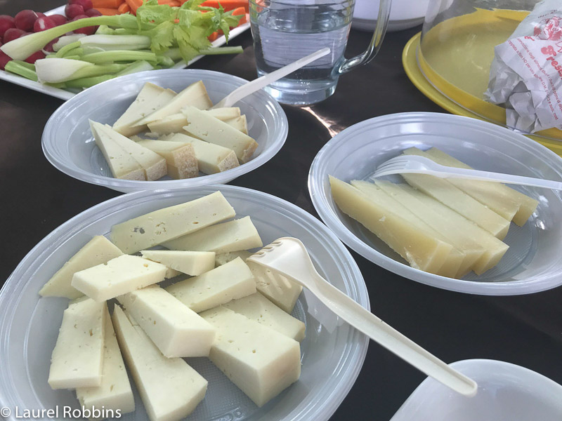 Sampling Tuscan cheeses on the Path of Gods Italy in Tuscany