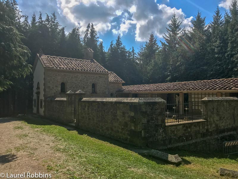 The Montesenario Sanctuary is a cultural highlight on the Path of Gods Italy from Bolonga to Florence.