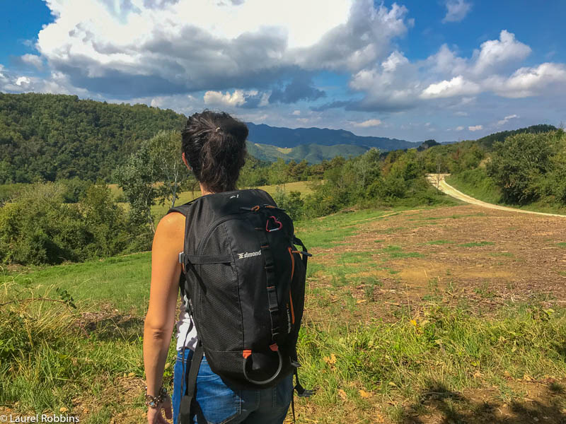 You get great views of the Bologna Hills from the Path of Gods Italy