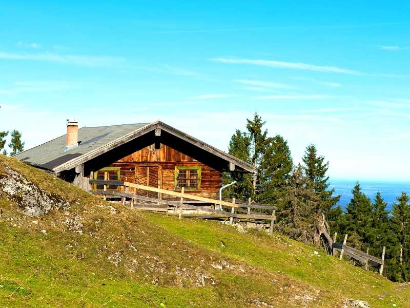 Mountain Hut in the Bavarian Alps