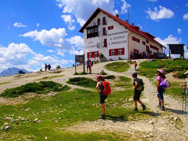 Mountain Hut in the Dolomites