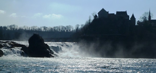 Rhein Falls in Schaffhausen Switzerland