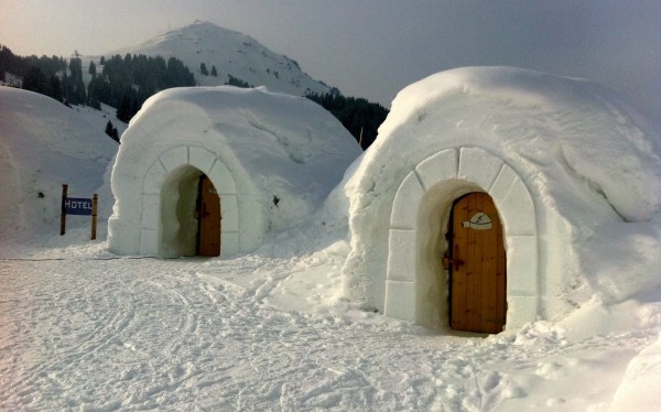 igloo village-sleeping igloos