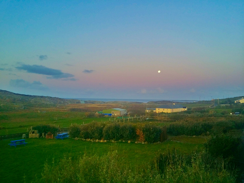 View over Inishbofin from the Dolphin Hotel