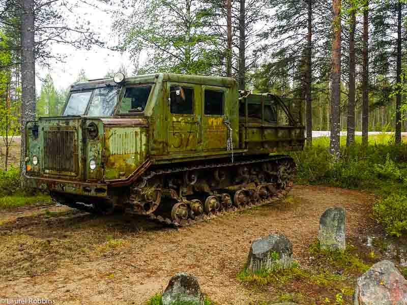 Winter War Museum near Suomussalmi along the Iron Curtain Trail Finland