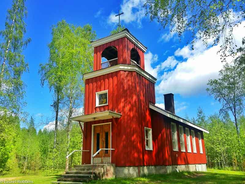 Iron Curtain Trail Finland-church in Mutalahti 