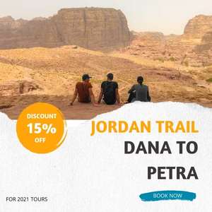 guided hiking tour in Jordan