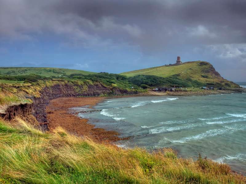 Kimmeridge Bay as seen from the Jurassic Coast Walk