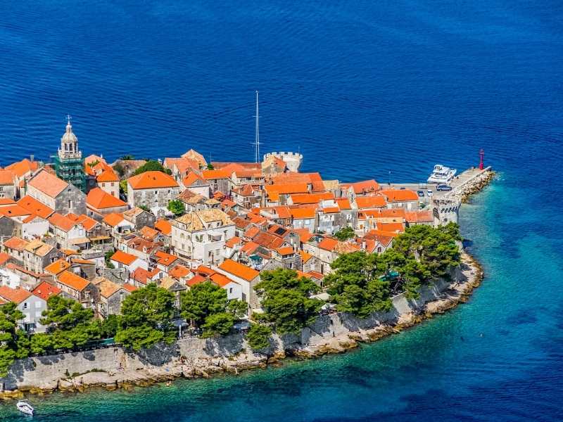 Korcula self-guided hiking tour in Croatia