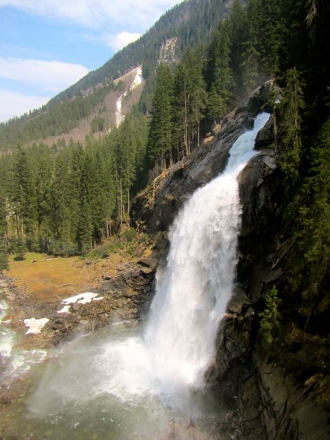 Krimml Water Fall is an easy well marked trail in Austria.