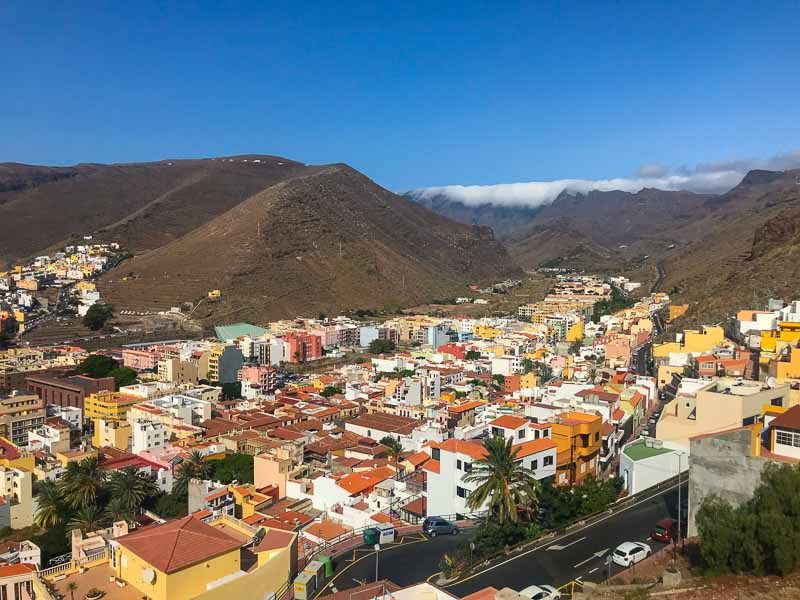 San Sebastian is the largest town on La Gomera