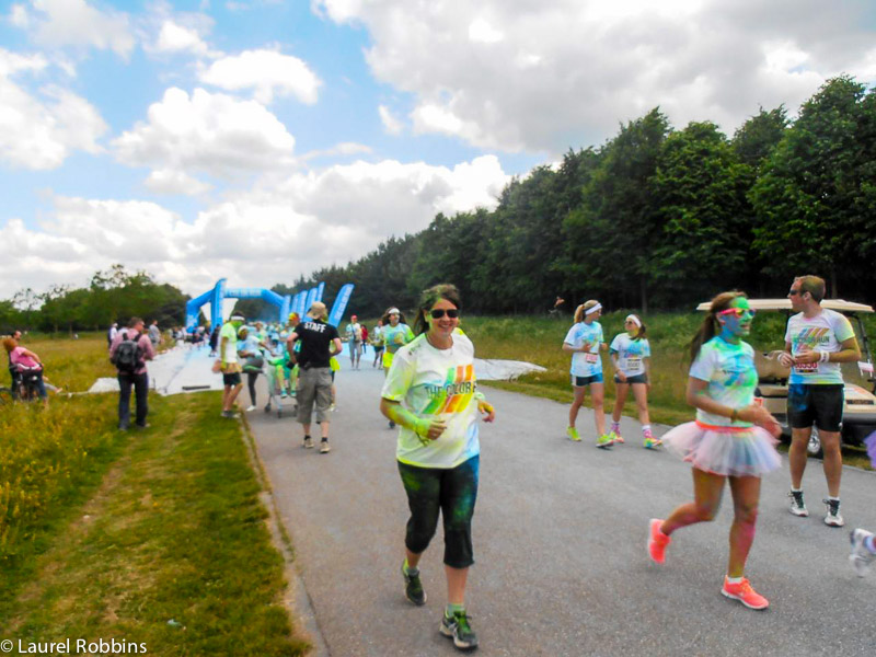 Laurel adventures in running a 5km at The Color Run in Munich, Germany. Doing something new s a great staycation idea 