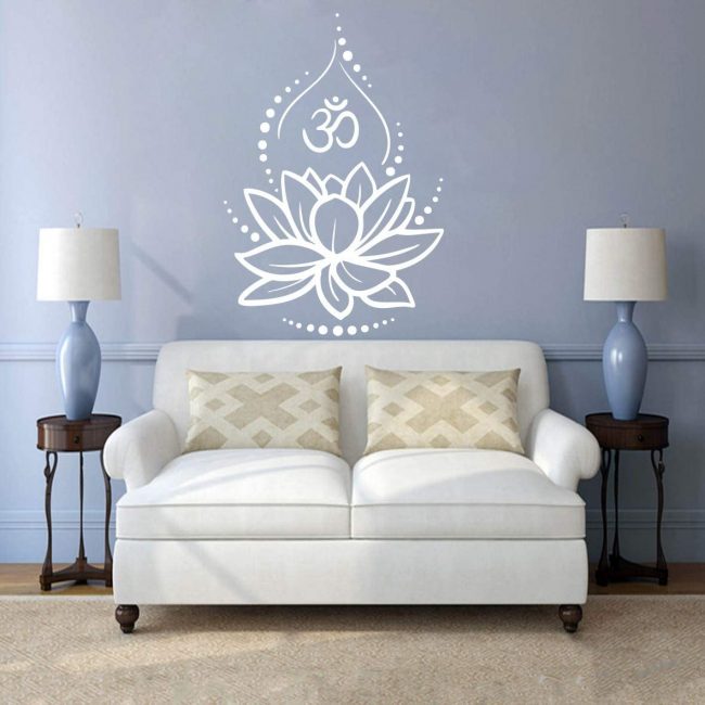 Add Indian inspired wall art to make a space perfect. 