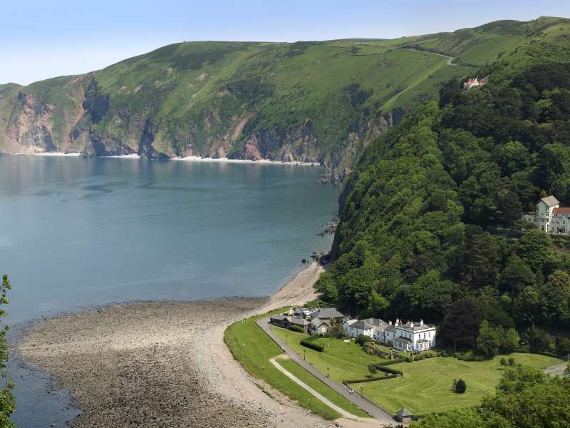 Lynmouth, one of the walks in the South West Coast path.