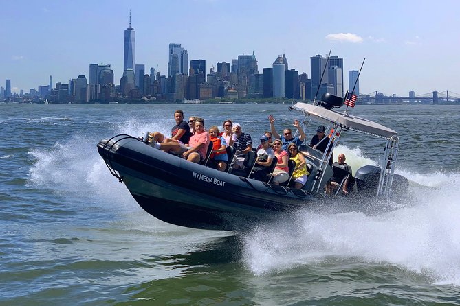 Take an adventure boat ride and learn more about iconic landmarks in NYC. 