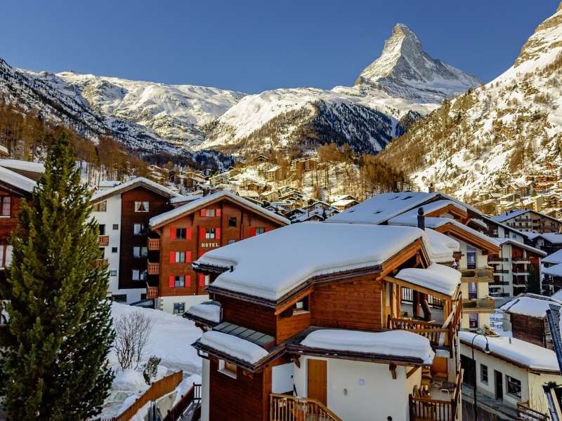 matterhorn view from a hotel