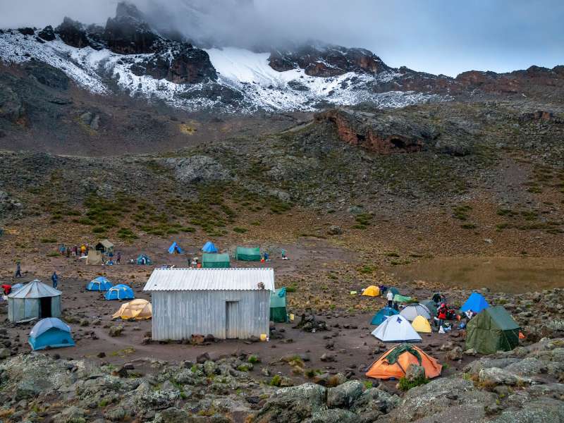 camp in the Rongai Kilimanjaro route