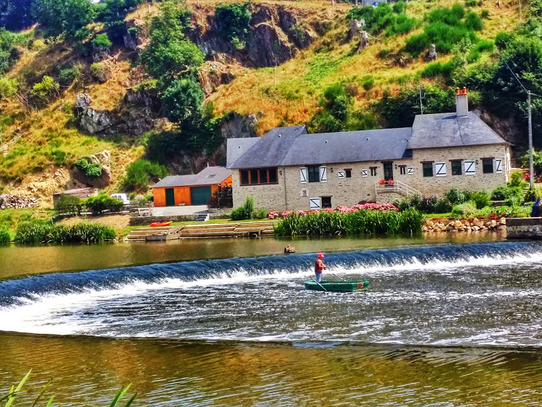 Fisherman on the Mayenne River.