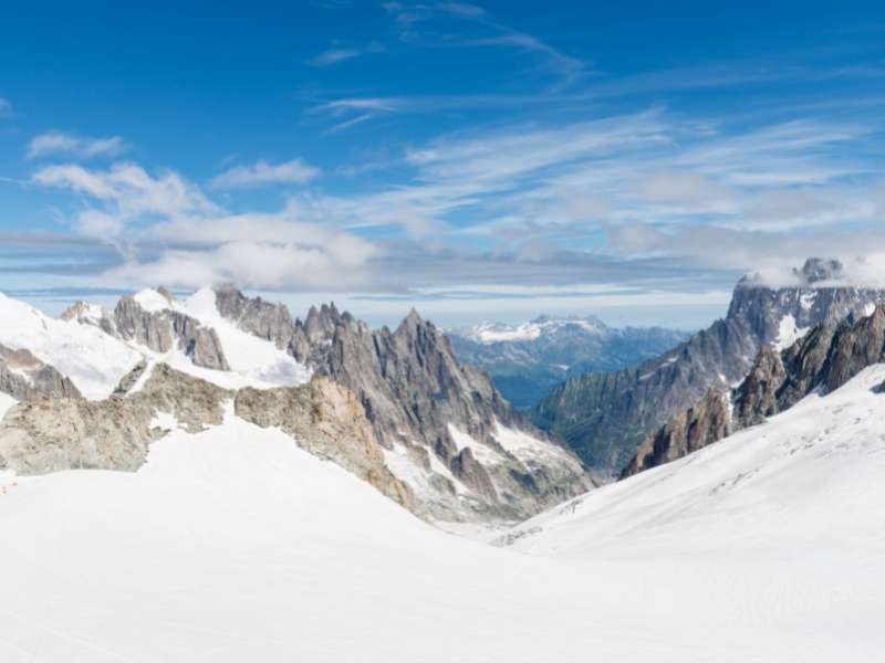 Mont Blanc Skii Resort in Courmayeur