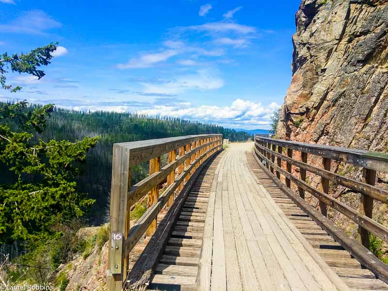 Myra Canyon is a scenic cycle route in Kelowna, British Columbia