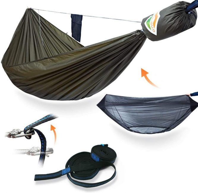 Onewind XL Hiking Hammock with bug net 