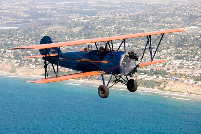 Try this amazing adventure in California in an open cockpit vintage biplane