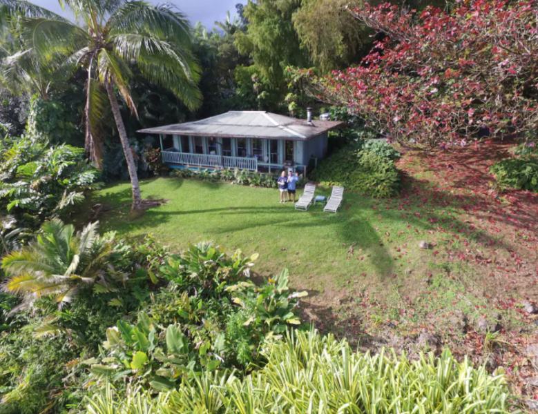 Paradise Ocean View Cottage in Hana Hawaii