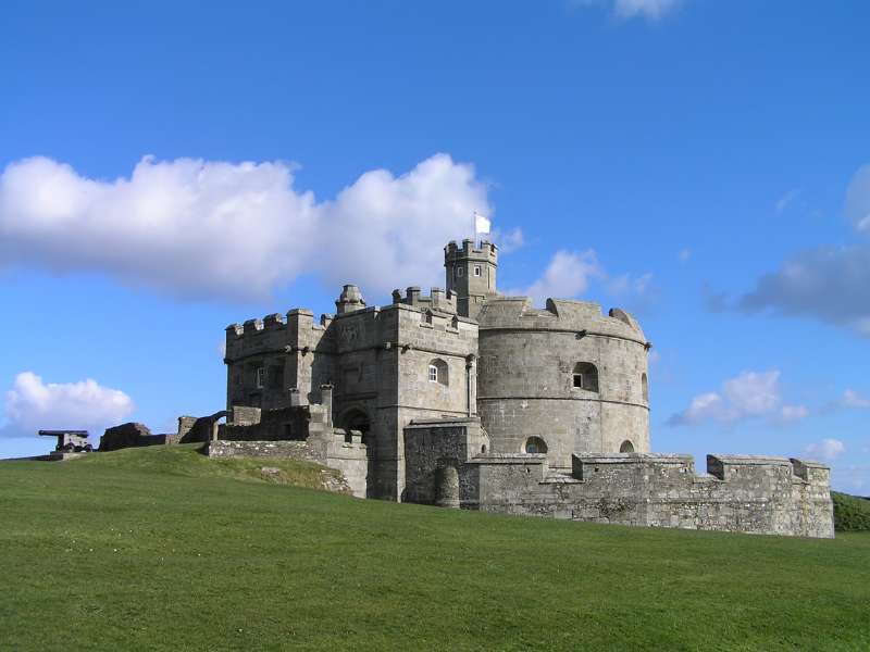 Pendennis Castle, one of the scenic spots in the South West Coast path