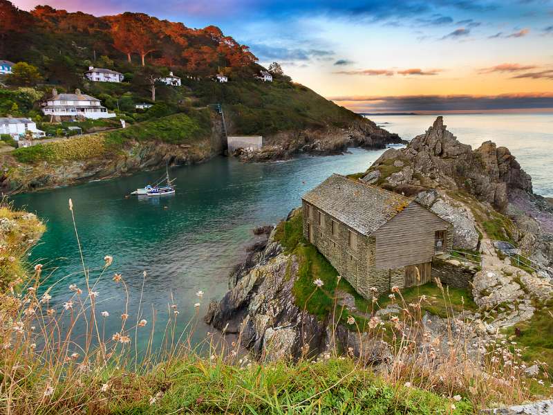 Polperro, one of the walks in the South West Coast path.