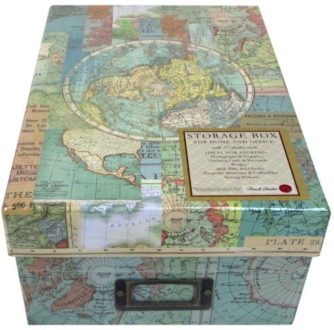 Punch Studio Photo Box World Atlas - perfect for keeping your travel memories 