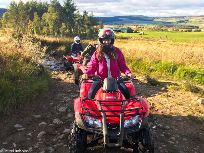 lots of adventures await at Deeside Activity Park in Royal Deeside including quad bike safaris