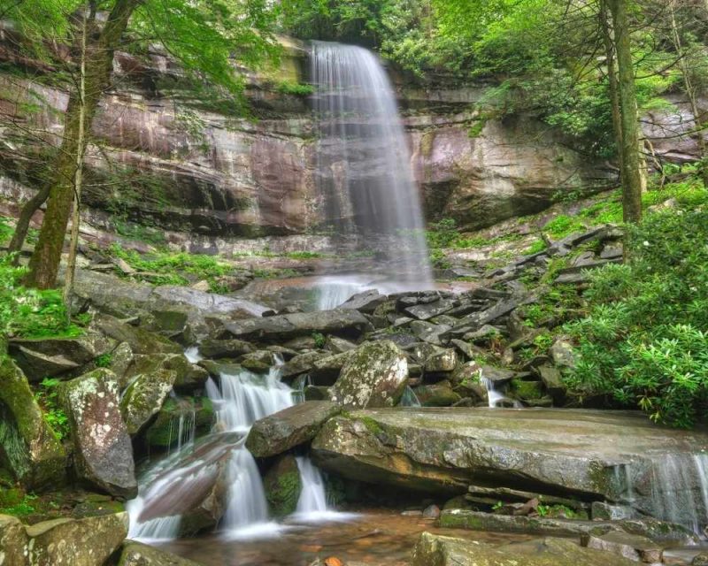 Rainbow Falls Trail - Hiking in the Smokies