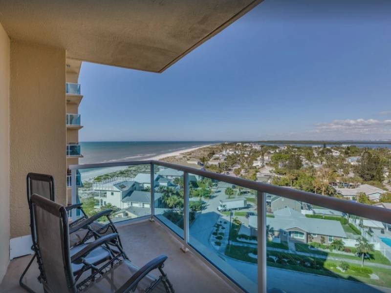 Enjoy fantastic views of the Beach from this stay on VRBO