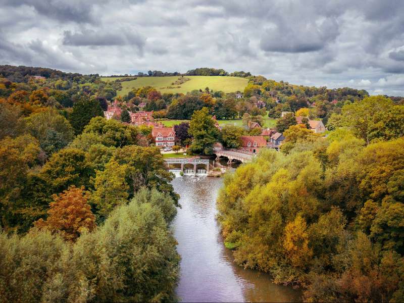 River Thames and Lardon Chase in Streatley