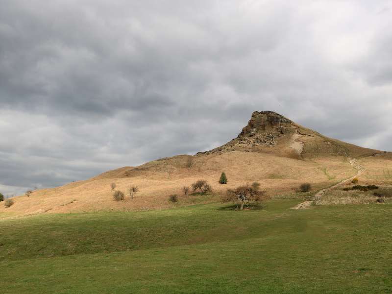 Roseberry Topping hill, one of the scenic spots in the Cleveland Way Walk