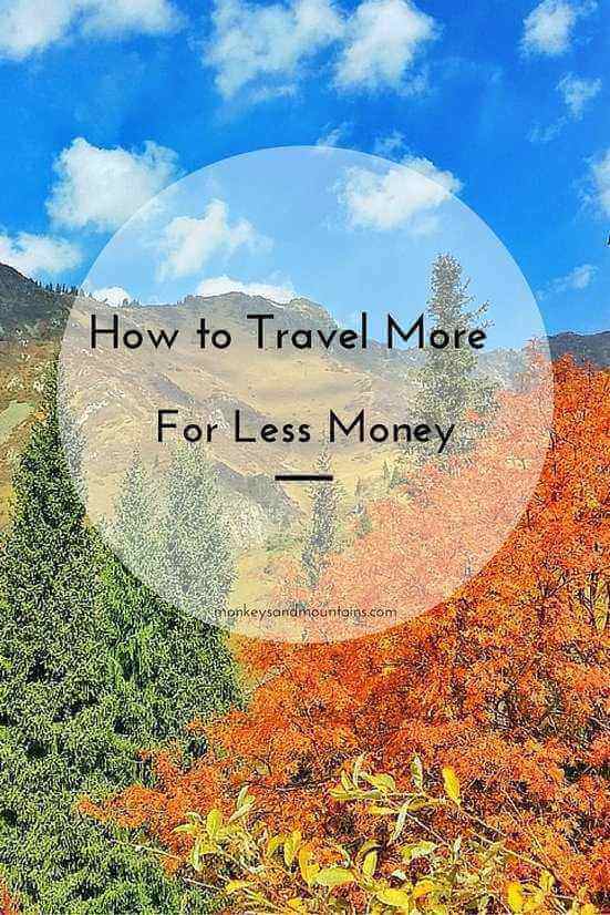 travel tips for how to travel more for less money