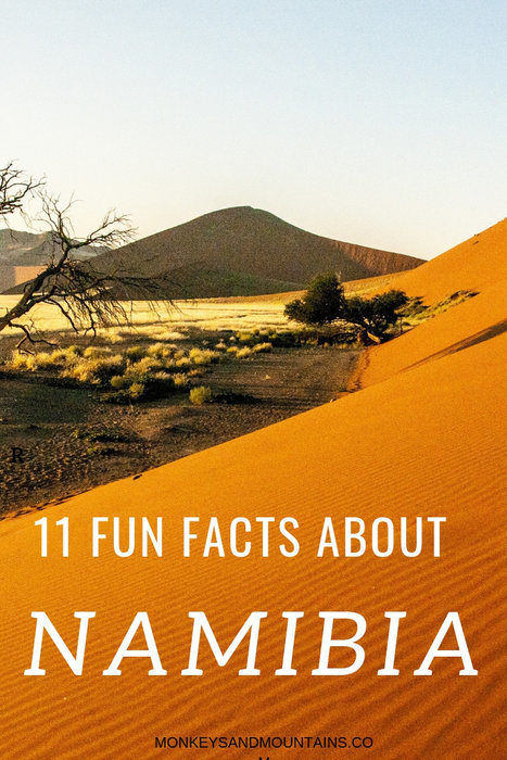 11 facts about Namibia including the Namib desert to the photo